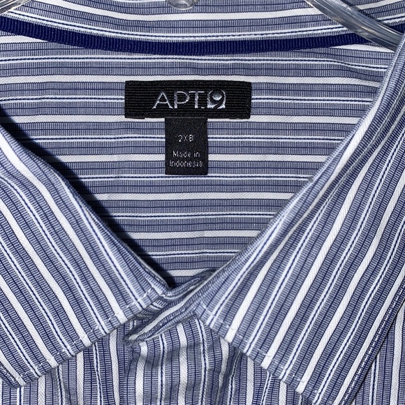 Blue Button Down Dress Shirt - Picture 2 of 3